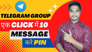 How to pin 10 message in telegram group | Telegram group me message pin kaise kare | Telegram