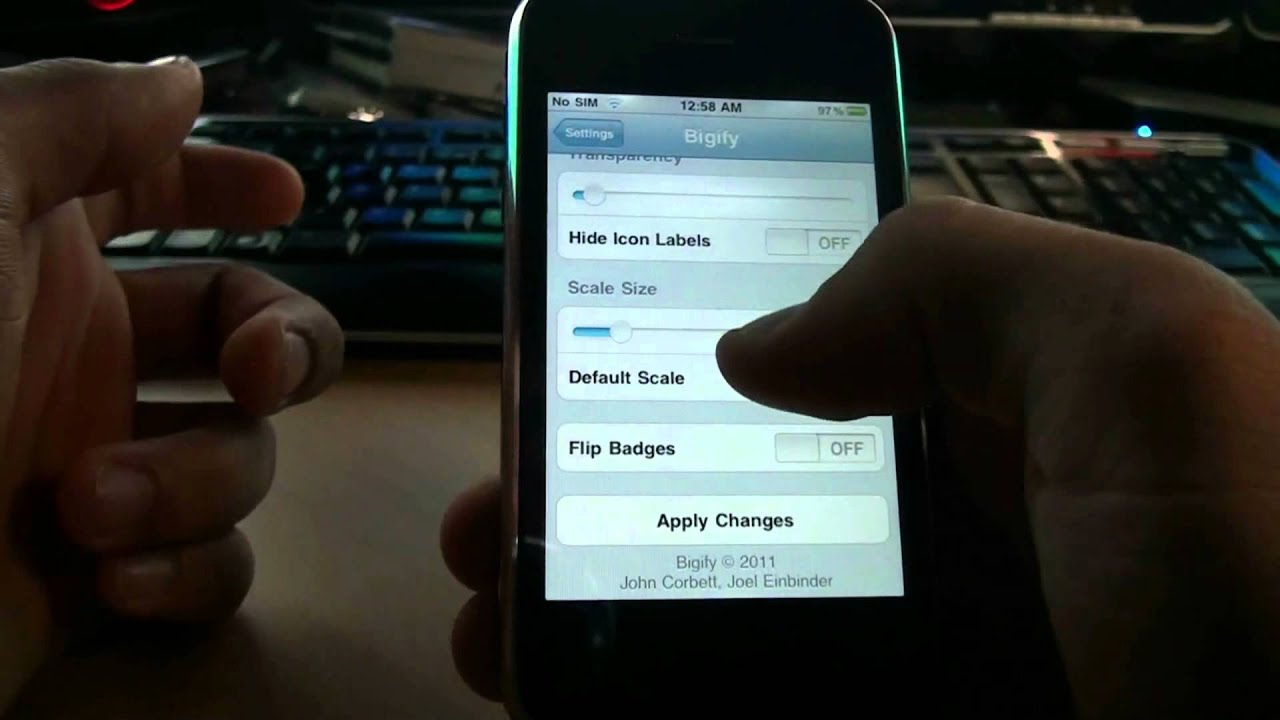 Iphone Springboard Customization Bigify - Customiser gratuitement les icônes du Springboard de votre ...