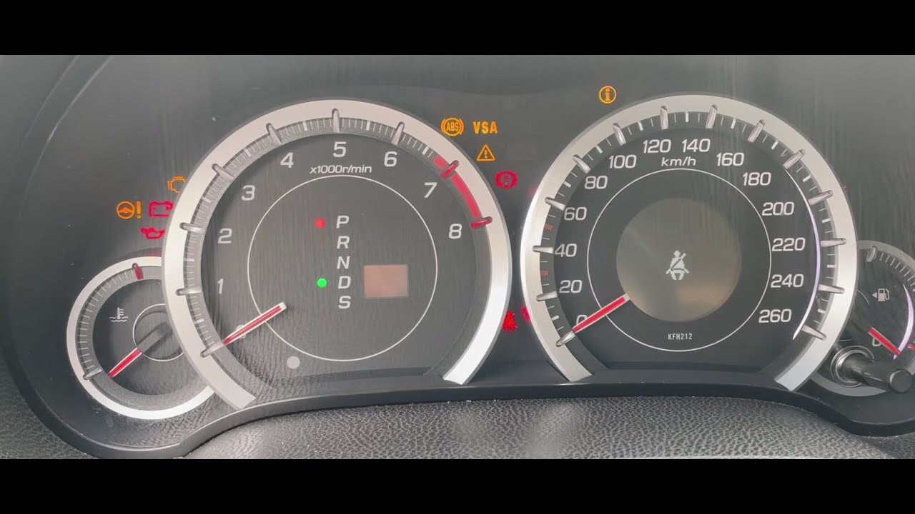 Неисправность блока ABS Honda Accord 2009г. YouTube