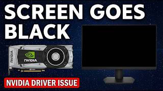 How To Fix Screen Going Black When Installing Nvidia Drivers