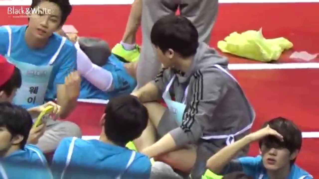 150810 아육대 틴탑 캡 천지 니엘 창조  귀여워~~ (ಥ_ಥ) (ಥ_ಥ)