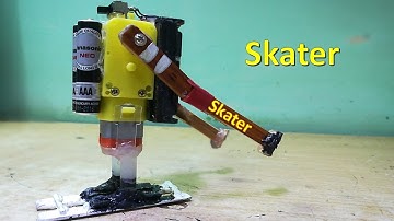 How to make an easy skating  robot