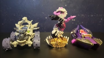 Skylanders Superchargers Unboxing Tomb Buggy, Bone Bash Roller Brawl And Splatter Splasher