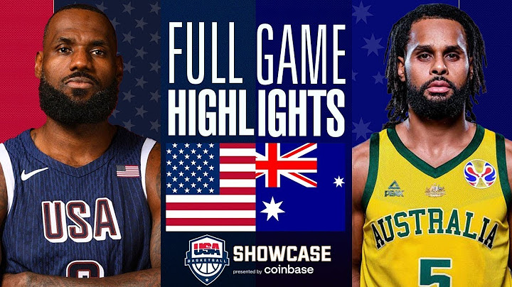 AUSTRALIA vs USA | USAB SHOWCASE | FULL GAME HIGHLIGHTS | July 15, 2024