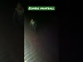 #zombie #haunted #halloween  zombie paintball ride in North Carolina