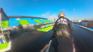 Fuel tech world finals street et round 2 Bryce Jackson and I lay one down. 