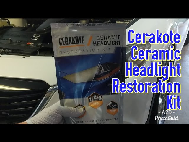 Headlight Restoration Using Cerakote Ceramic Restoration Kit