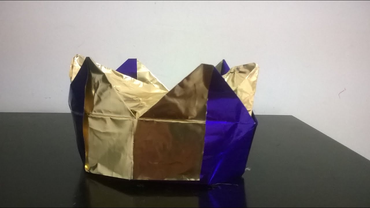 Kings/Emperor's crown (simple and easy) Origami 12 YouTube