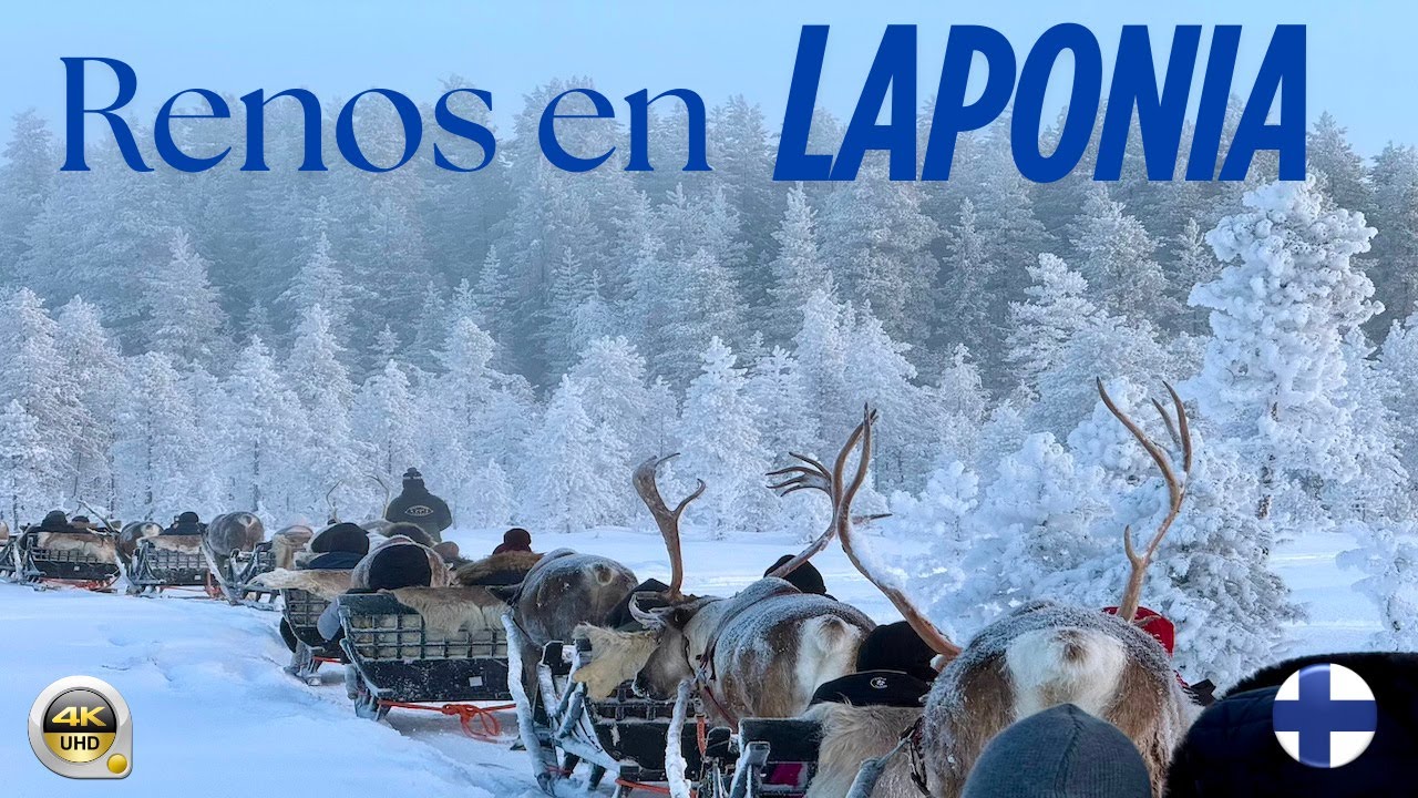 RENOS EN LAPONIA | Paisajes mágicos en FINLANDIA 🇫🇮