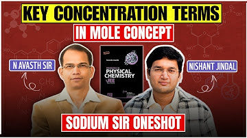 Mole Concept One-shot by N Avasthi sir | Physical Chemistry | GOAT Kota Teachers of Vibrant & Bansal