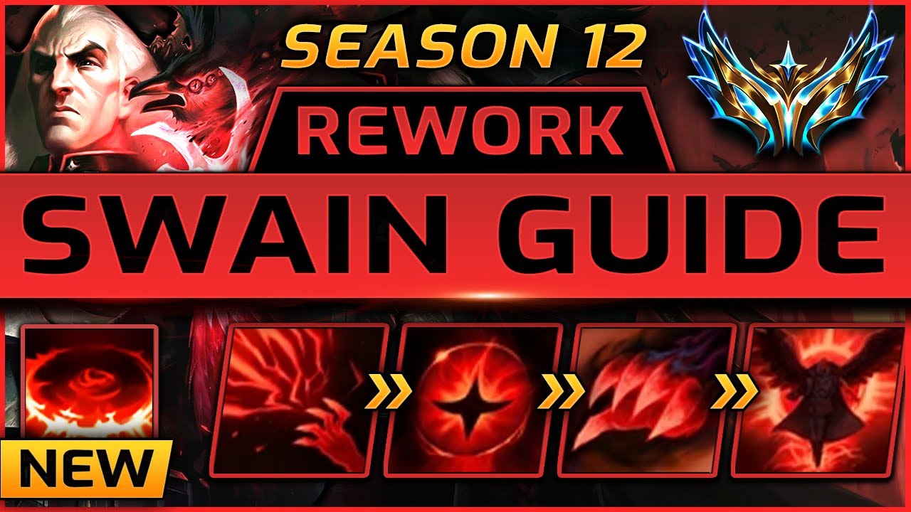 SWAIN REWORK ULTIMATE GUIDE Season 12 Runes, Items, Tips, Combos