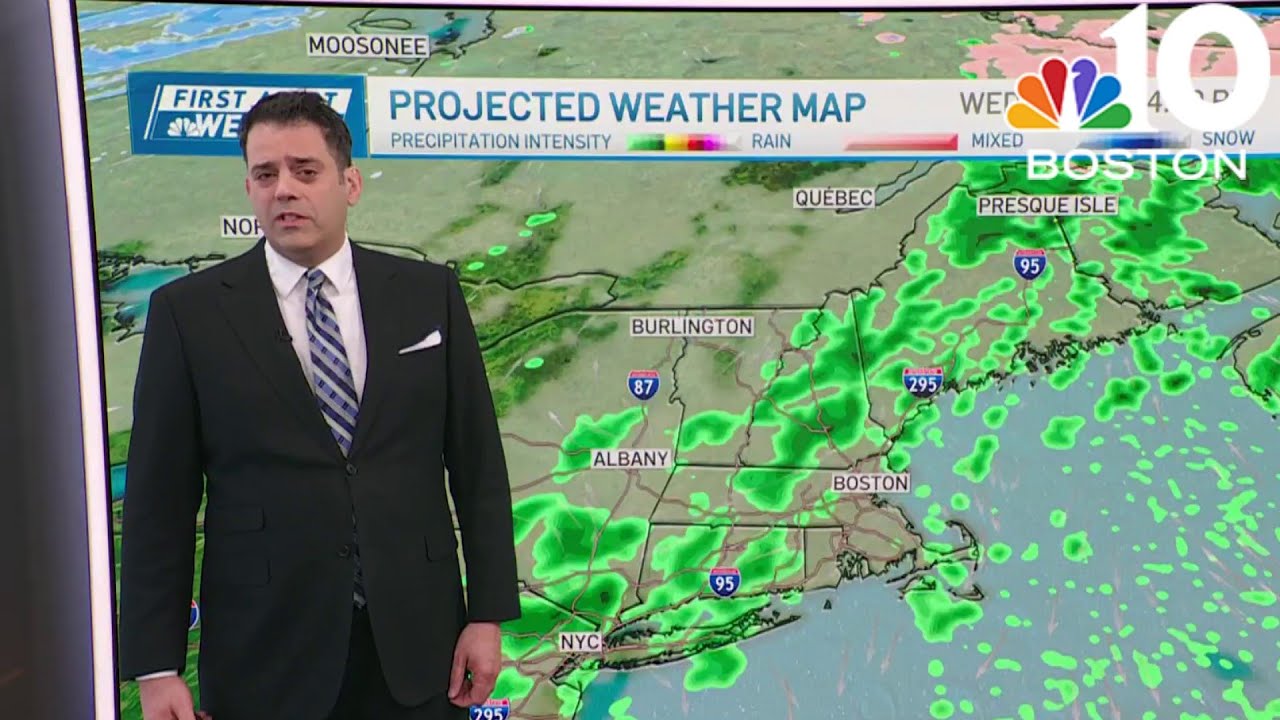 Chilly and breezy Monday in Boston - YouTube
