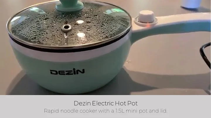 In Hand Review of Dezin Electric Hot Pot Upgraded, Non-Stick Sauté Pan, Rapid Noodles Cooker