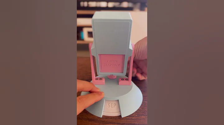 3D printed perpetual calendar #3dprinting