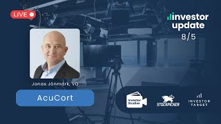 AcuCort Q1 - VD Jonas Jönmark presenterar kvartalsrapport Q1 2025 med Q&amp;A
