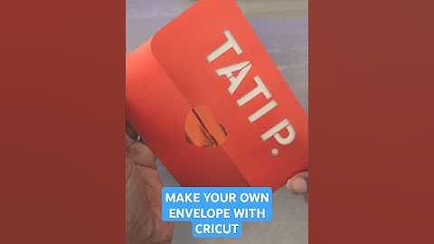 How To Make An Envelope With Cricut #cricutmade #custompackaging