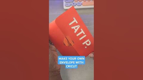 How To Make An Envelope With Cricut #cricutmade #custompackaging