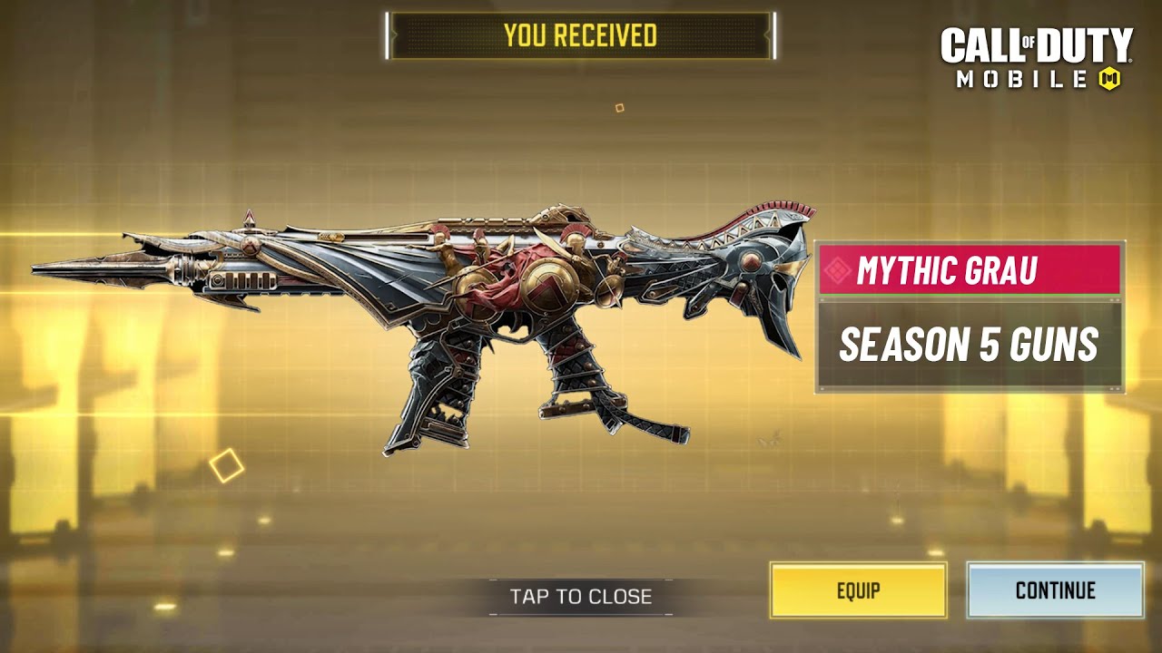 COD Mobile Season 5 Leaks: All the Legendary and Mythic Skins That