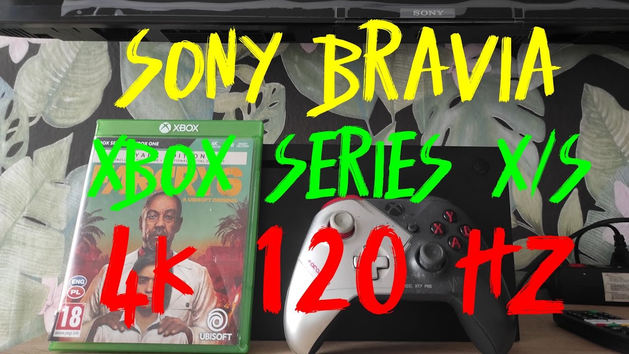Sony bravia xbox series x jak ustawić 4k 120hz YouTube