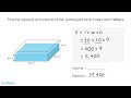 Understanding Capacity and Volume of Rectangular Tanks