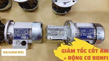 Cận Cảnh Lắp Đặt Giảm Tốc Cốt Âm Kết Nối Động Cơ Bonfi