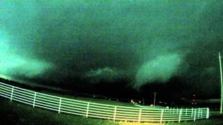 MONSTER Supercell Funnel Cloud - Chickasha Oklahoma April 17 2013