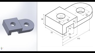 SolidWorks Tutorial for Student beginners Exercise 9