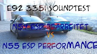 E92 335i Soundvergleich Performance VS Bearbeiteter ESD (N54, N55)