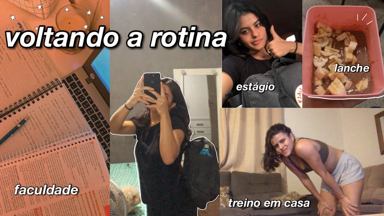 voltando a rotina | faculdade, estágio, treino - YouTube