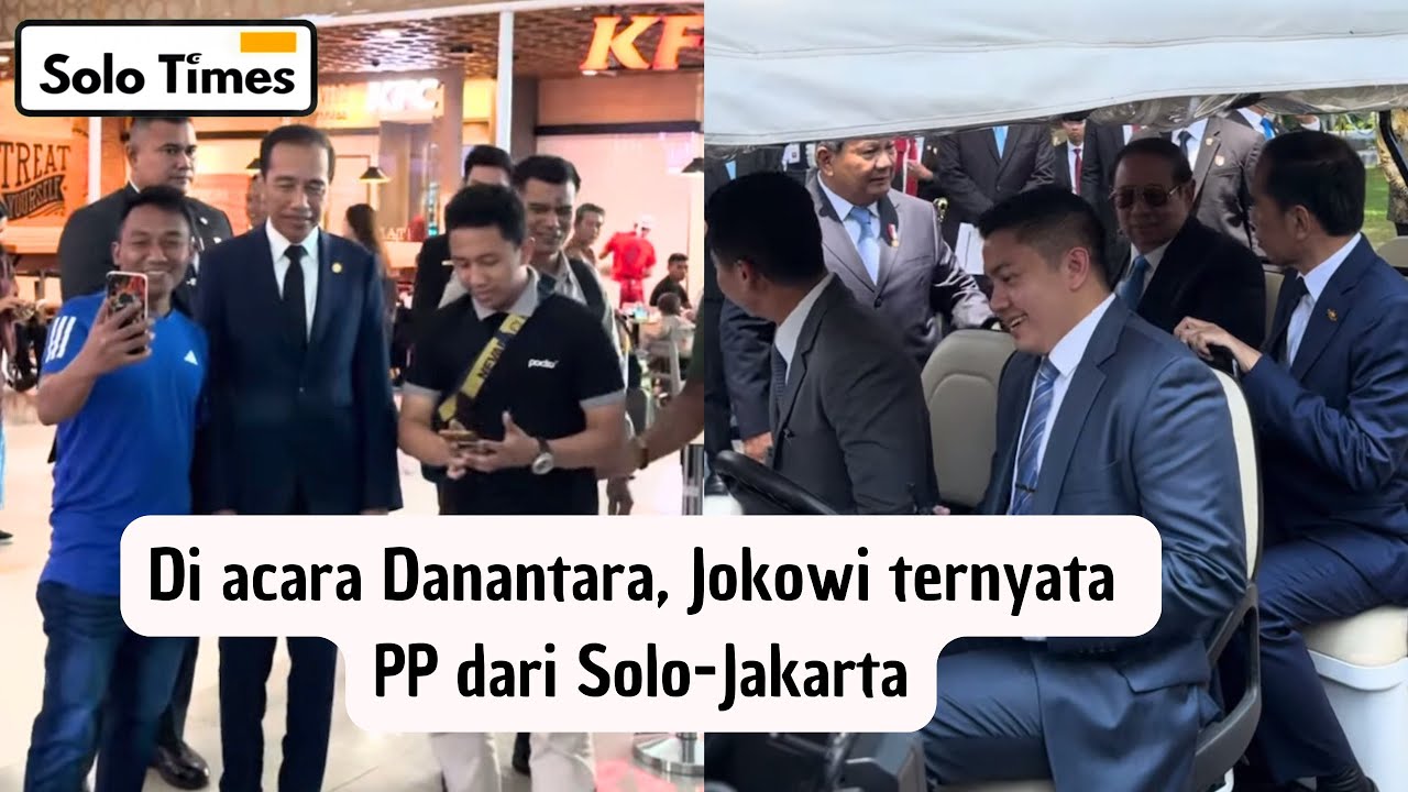 Pakai Setelan Jas Necis! Jokowi Kagetkan Penumpang Bandara & Ketemu Prabowo