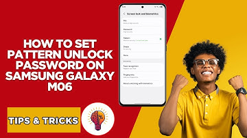 How To Set Pattern Unlock Password on Samsung Galaxy M06 | Step-by-Step Guide 2025!