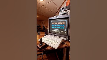 Playing Draconus on Atari 130XE #shorts #retrogaming