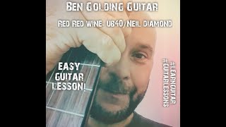 Red Red Wine Easy Guitar Lesson