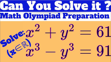 A Beautiful Algebra Problem||A Nice Olympiad Questions!@AyaansMath