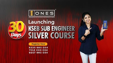 KSEB Sub Engineer | Silver Course | ONES