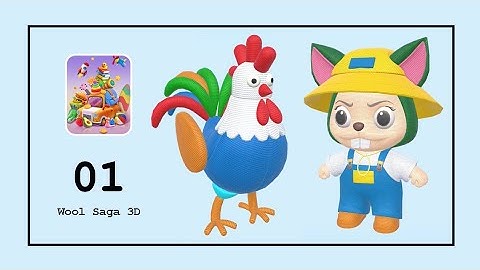 Wool Saga 3D • Gameplay E.01 • Level 1-5