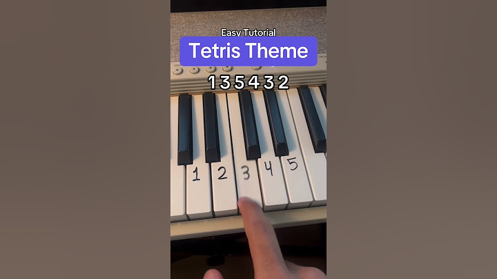 Tetris Theme Easy Tutorial! #tetris #theme #piano #tutorial #easytutorial #tips #pianomusic #easy