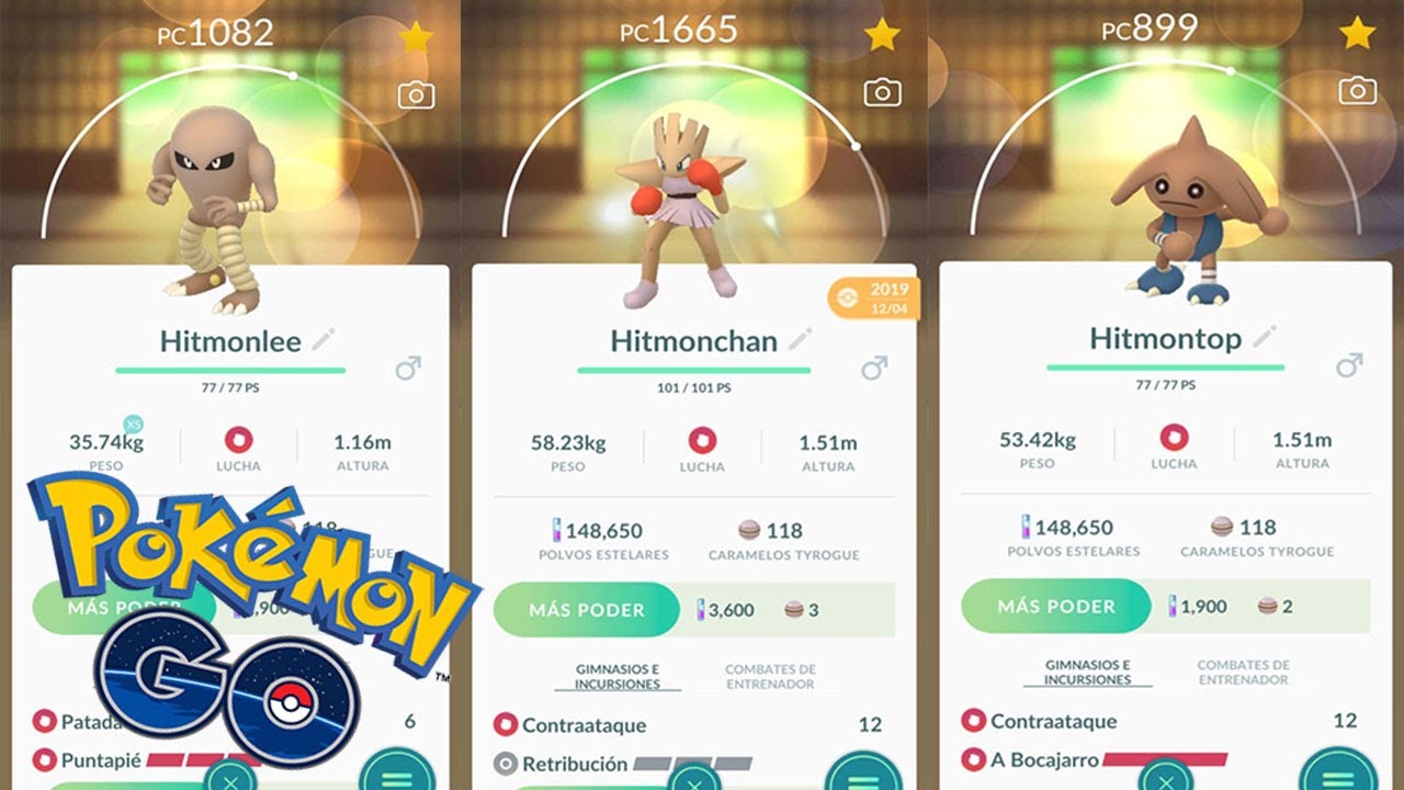 Pokémon GO: como evoluir Tyrogue e obter Hitmonlee, Hitmonchan ou Hitmontop, e-sportv