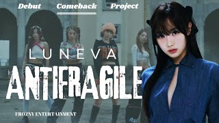 「 COMEBACK 」ANTI FRAGILE ─ LESSERAFIM COVER BY LUNEVA @LESSERAFIM_official