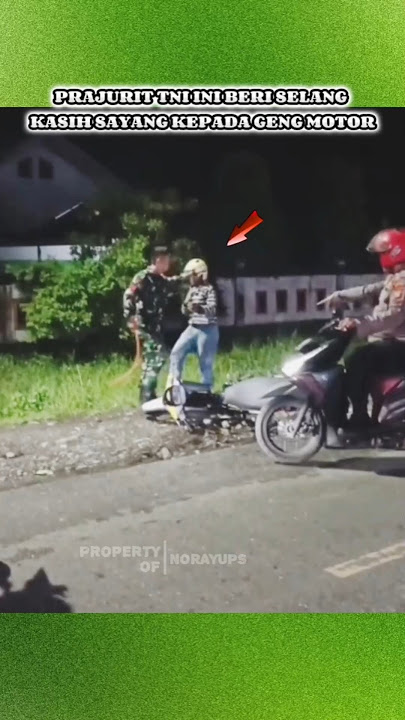 TNI vs geng motor😱 #bravotni #komando #norayups #trending