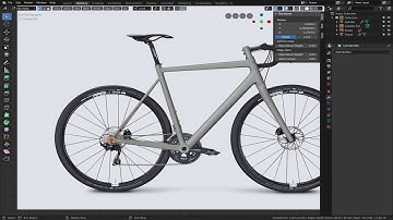 Modeling a Gravel Bike in Blender 2.8 (Time Lapse) | Part 1