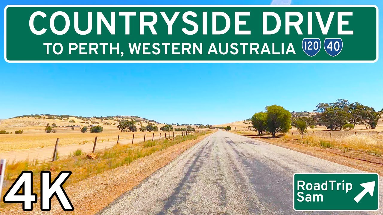 Drive from York to Armadale - Western Australia  - 🇦🇺 4K / Raw Audio / POV