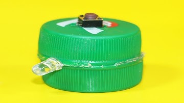 How to Make a Mini Led Flashlight using Plastic Bottle Cap