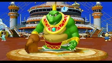 Mario Super Sluggers - All Exhausted From Pitching Animations For Every Character