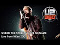 U2 WHERE THE STREETS HAVE NO NAME live from Milan, Italy July 2009 360 Tour HQ 60fps Enhanced