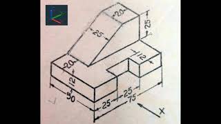 21 CAD : Solid Modeling by B-Rep method (Auto-CAD in Hindi) - Example Video 01