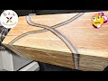 Woodturning how to incorporate cardboard sheets into a log 