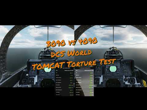 dcs world 2.8 - nvidia rtx 4090 vs 3090 : 2D Tomcat performance