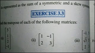 12 th (NCERT) Mathematics-MATRICES | EXERCISE-3.3 Question 1 to 7(Solution)|Pathshala (Hindi)