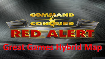 Command and Conquer Red Alert Remastered 4v4 (Great Games on then Hybrid map)